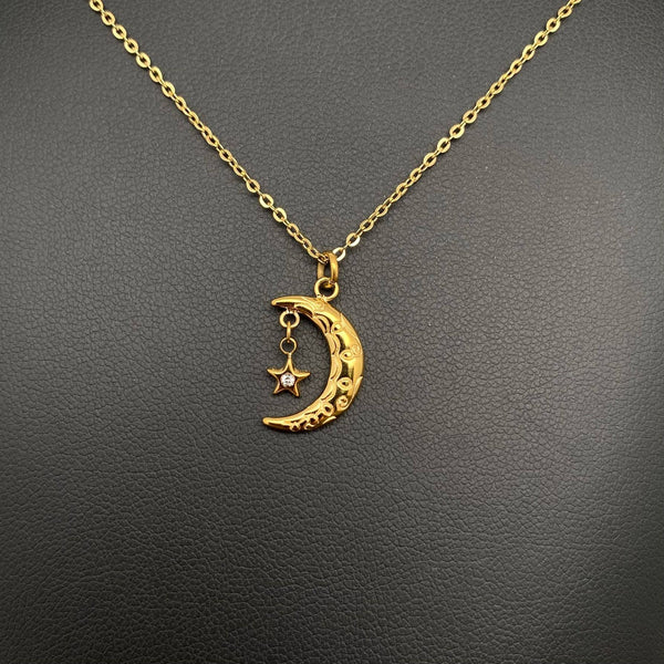 Moon & Star Necklace