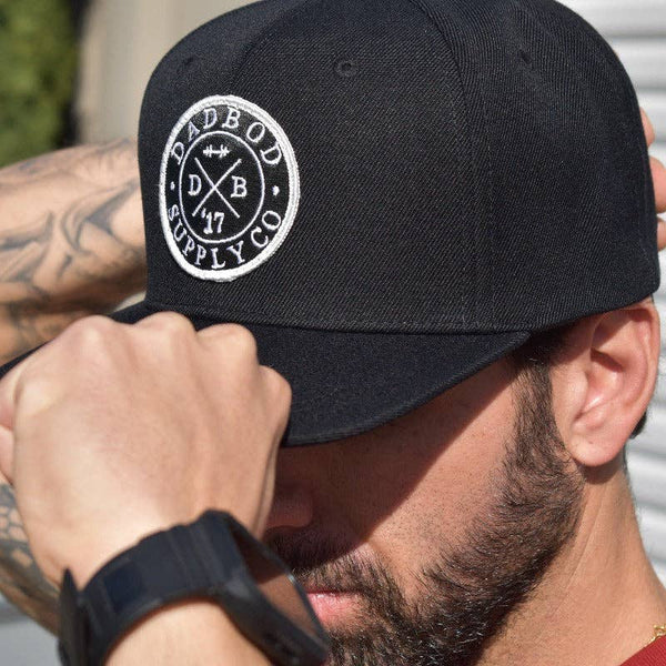 Black Classic Logo Patch Hat - Rise and Redemption