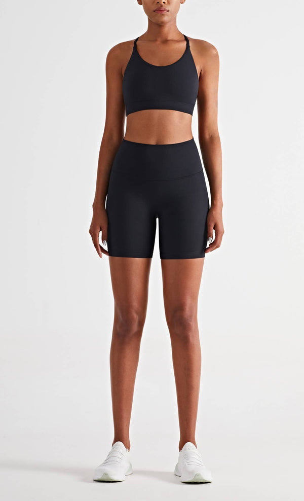 Luna High Waist Mid - Thigh Biker Short - Rise and Redemption