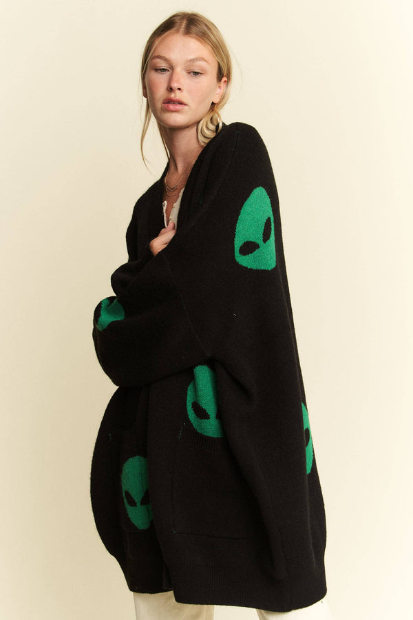 OVERSIZED ALIEN CARDIGAN - Rise and Redemption