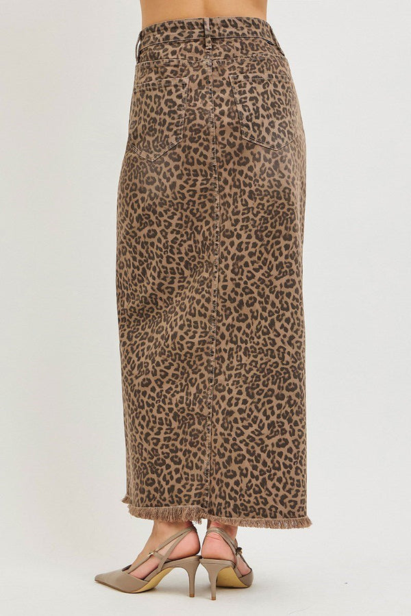Risen leopard Slit Skirt - Rise and Redemption