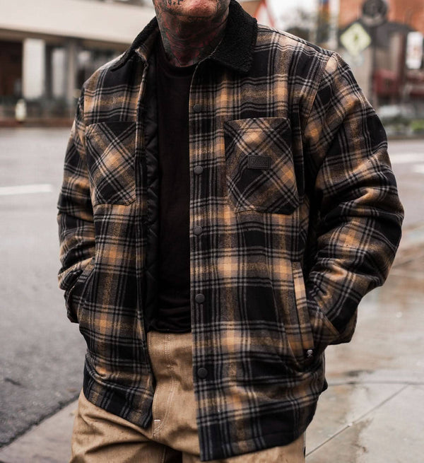 Vortex Quilted Flannel Jacket - Rise and Redemption