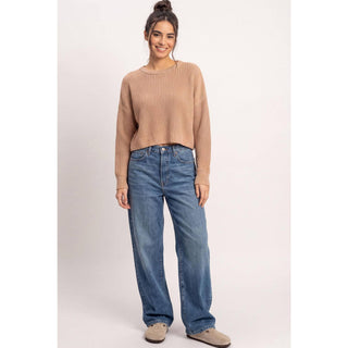 Oversized Cropped Sweater