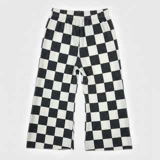 Kids Checked Out Wide Leg Pant
