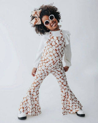 Bell Bottom Jumpsuit - Flower Child