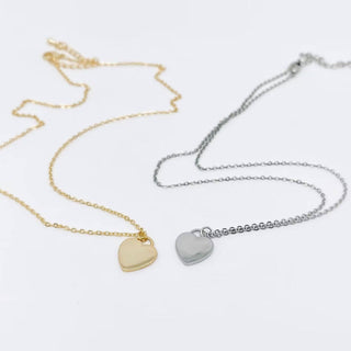 "F# OFF" Gold Plated Heart Pendant Necklace