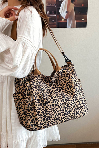 Leopard Carry All Tote Bag