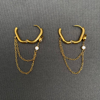 Chain fringe Earrings
