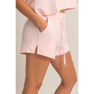 Cotton Drawstring Pocket Shorts