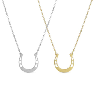18" Stainless Steel Horseshoe Necklace - Rise and Redemption