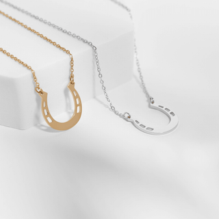 18" Stainless Steel Horseshoe Necklace - Rise and Redemption