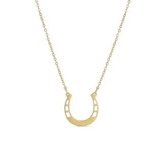 18" Stainless Steel Horseshoe Necklace - Rise and Redemption