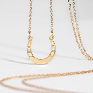 18" Stainless Steel Horseshoe Necklace - Rise and Redemption