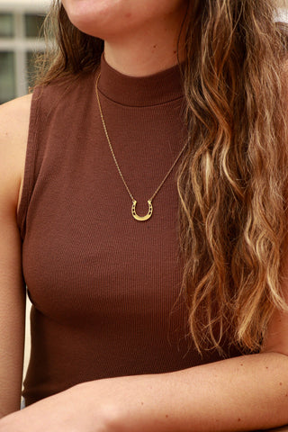 18" Stainless Steel Horseshoe Necklace - Rise and Redemption