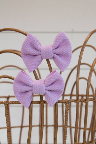 Purple bow Set 