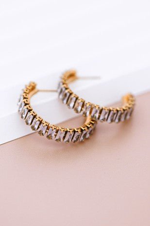 18K Dipped CC Hoops - Rise and Redemption