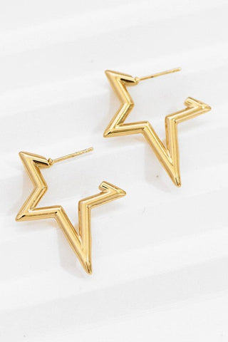 18k dipped Star Earrings - Rise and Redemption