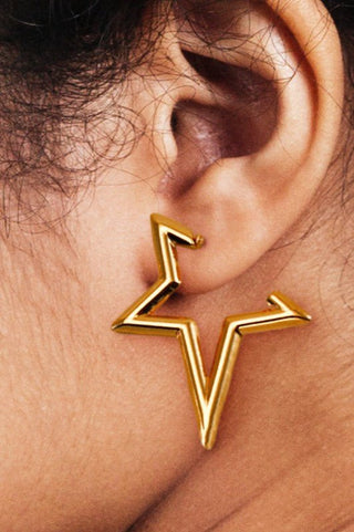 18k dipped Star Earrings - Rise and Redemption