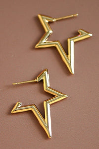 18k dipped Star Earrings - Rise and Redemption