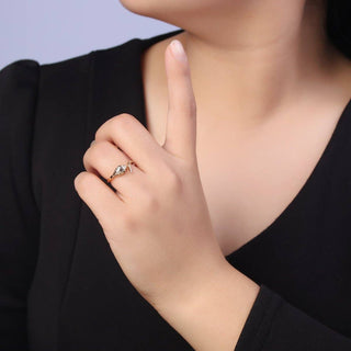 18k Gold Filled Dainty Snake Ring,Gold Snake Wrap Ring,Layered Set Ring, Snake Shape Ring U-497 - Rise and Redemption