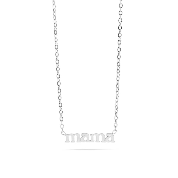 18K Gold PVD Stainless Steel Mama Charm Necklace - Rise and Redemption