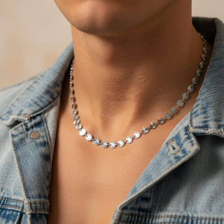 18K Gold PVD Stainless Steel Sunburst Chain Necklace - Rise and Redemption