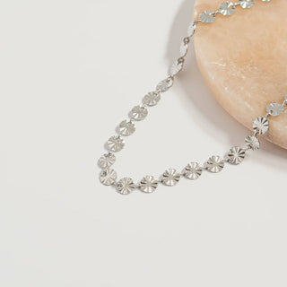 18K Gold PVD Stainless Steel Sunburst Chain Necklace - Rise and Redemption