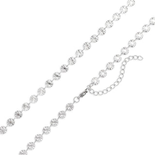 18K Gold PVD Stainless Steel Sunburst Chain Necklace - Rise and Redemption