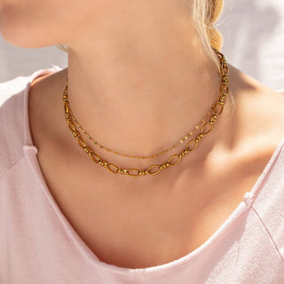 18K Gold PVD Statement Chain Necklace - Rise and Redemption