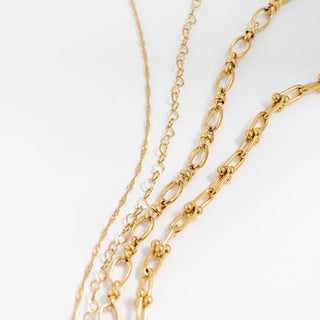 18K Gold PVD Statement Chain Necklace - Rise and Redemption