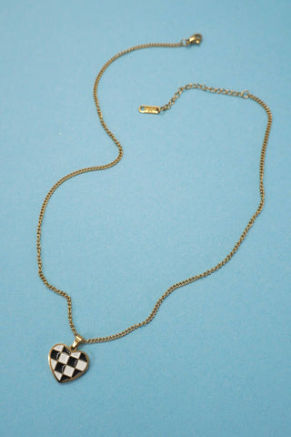 18K STAINLESS STEEL TARNISH FREE HEART NECKLACE | 40NK9439 - Rise and Redemption