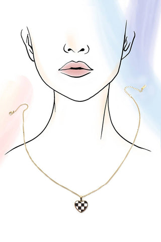 18K STAINLESS STEEL TARNISH FREE HEART NECKLACE | 40NK9439 - Rise and Redemption