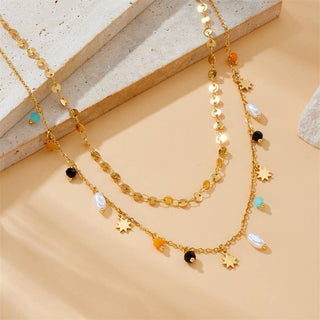 18K STAINLESS STEEL TARNISH FREE SEEDBEAD NECKLACE|40NK9422 - Rise and Redemption