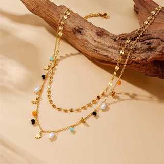 18K STAINLESS STEEL TARNISH FREE SEEDBEAD NECKLACE|40NK9422 - Rise and Redemption