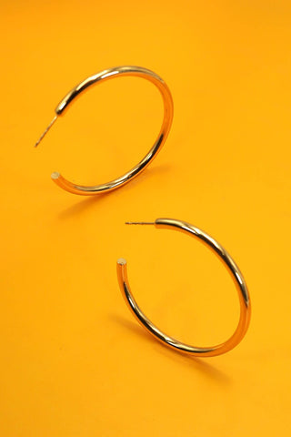 18K Stainless Steel Tarnish Free Waterproof Hoop | 40E387 - Rise and Redemption