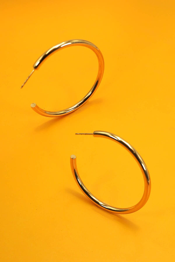 18K Stainless Steel Tarnish Free Waterproof Hoop | 40E387 - Rise and Redemption