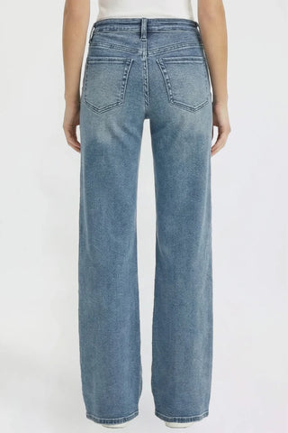 Bella Medium Washed Wide Leg Denim