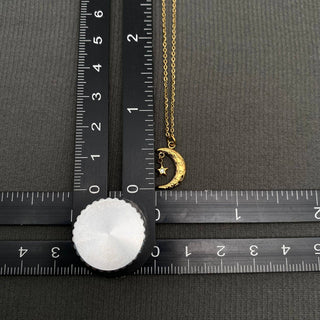 Moon & Star Necklace