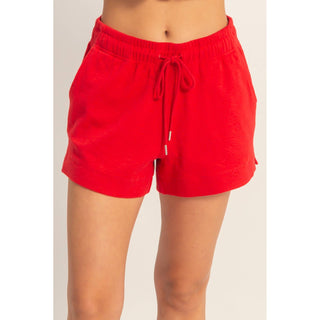 Cotton Drawstring Pocket Shorts