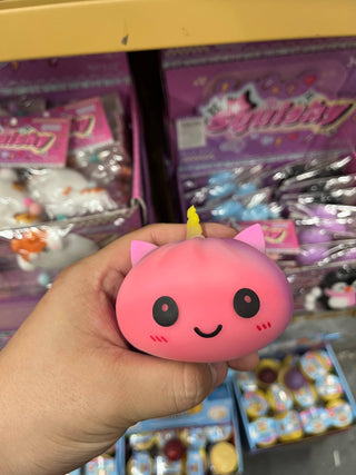 Squishy Rainbow Unicorn Dumpling Toy