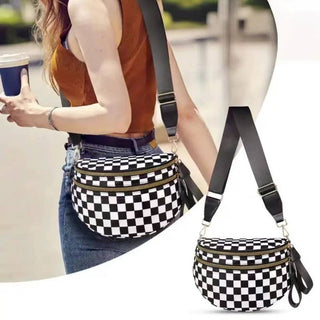 Double Zip Viral Crossbody Bag