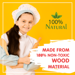 2 - in - 1 Mini Kitchen Wooden Play Set with 15 - Pieces - Rise and Redemption