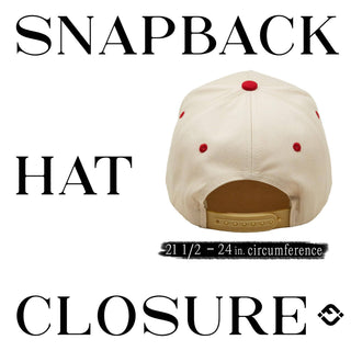 2 - Tone Cap - Red White & Brunette - Star Print - Red/Beige - Rise and Redemption