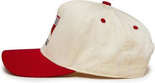 2 - Tone Embroidered Cap - Long Live Cowgirls - Red/Beige - Rise and Redemption