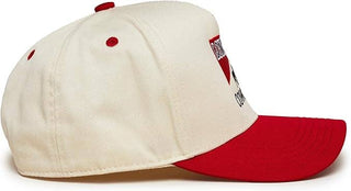 2 - Tone Embroidered Cap - Long Live Cowgirls - Red/Beige - Rise and Redemption