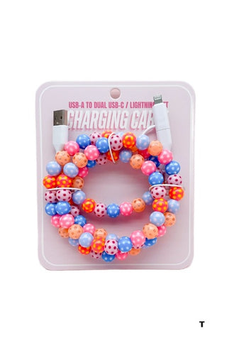 Beaded Dual Fast Charger