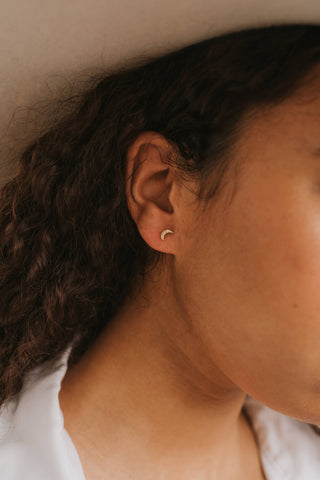 Complements - Sun & Moon - Gold Earrings