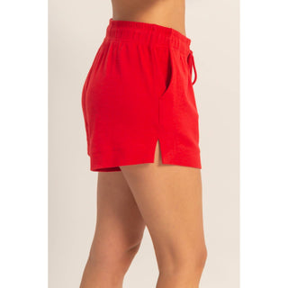 Cotton Drawstring Pocket Shorts