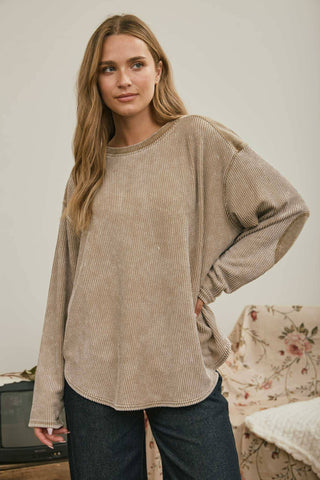 Patchwork Waffle Knit