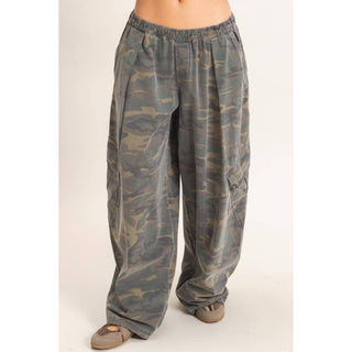 Camouflage Cargo Pocket Pants